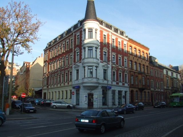 Wohn- und Geschäftshaus an der August-Bebel-Straße in Greiz