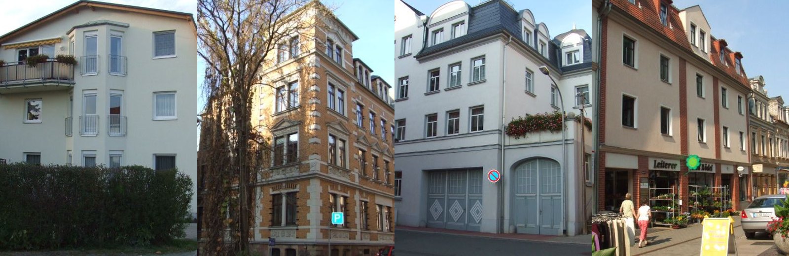 Wohnhäuser in Greiz, die von Wohlfarth & Pulter verwaltet werden